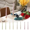 thumbnail image 1 of Sentmoon Candles Flower Printed Long Pole Candle Romantic Wedding Candlelight Dinner Decoration Tasteless Long Candle Stick Two Sets for Home Decor and Relaxation, 1 of 9