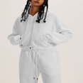 thumbnail image 3 of MesaSe Sweat à Capuche à Manches Longues pour Femmes, 3 of 6