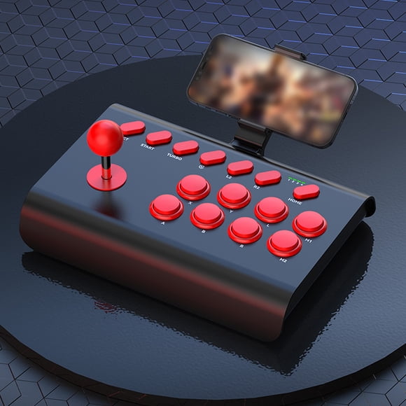 Fight Stick, WL BT Fighting Game Controller with  Macro Programming, Ergonomic Fighting Joystick for IOS, for , for Switch, for PS3, for Steam Deck