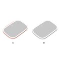 thumbnail image 2 of Car Sunshade Clip-on LED Makeup Mirror ABS Dimmable Cosmetic Mirrors USB Circle Light Low Power Consumption Automotive Accessory White, 2 of 9
