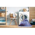thumbnail image 2 of Ahgly Company Tapis d'Intérieur Lavable en Machine Carré Bleu Royal Transitionnel, 7 Pieds Carré, 2 of 7