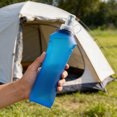 thumbnail image 1 of weibbin Bouteille d'Eau Souple Pliable Portable en TPU, Flasque d'Hydratation Pliable Réutilisable avec Capuchon Anti-Déversement pour la Randonnée, le Vélo, la Course et les Sports de Plein Air 16,9 Oz, 1 of 7