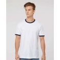 thumbnail image 3 of Tultex T-Shirt à Col Contrastant Unisexe en Jersey Fin, 3 of 7