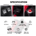 thumbnail image 4 of VOLTZ TOYS 24V Electric Drift Go Kart for Kids, Outdoor Racer Ride On Car with Dual Motors, Safety Belt, 8 MPH Max Speed, Red, 4 of 6