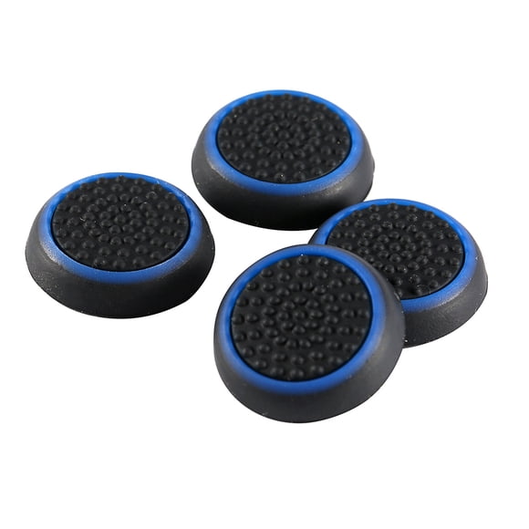 Accessory 4Pcs Silicone Controller Thumb Stick Joystick Cap Cover For    Blue