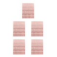 thumbnail image 1 of Wweixi Eye Face Gems Rhinestone Stickers Beads No Glue Eyebrow Rainbow Makeup Jewelry Accessory DIY Decorations Wedding Red 5Set, 1 of 6