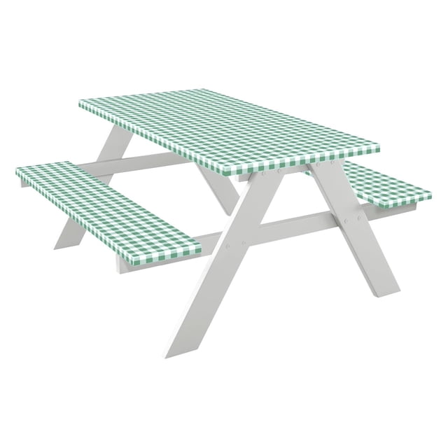 Cameland Outdoor Courtyard Waterproof Table Cover Three Piece Set Picnic Tablecloth Back Flannel Elastic Table Cover
