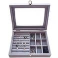 thumbnail image 4 of New Arrival Elegant Beige Velvet Jewelry Organizer Box with Dustproof Flip Cover - Anti-Oxidation Storage Solution for Rings, Earrings, Necklaces & More - Compact Size 20*15.5*5cm - Luxurious, 4 of 6