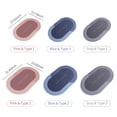 thumbnail image 2 of Zootealy Bath Mat 16 x 24 Inch Soft Floor Rug Oval Diatom Mud Non Slip Quick Dry Water Absorbent Shower Rug Machine Washable Bathroom Rug, 2 of 8