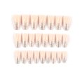 thumbnail image 1 of 24PCS Fake Nails Tips Set Different Sizes Natural French Short False Nails Tips Full Cover Acrylic Artificial Nails for Nail Salons & DIY Nail Art Tool, 1 of 9