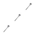 thumbnail image 3 of Ruiboury Exquisite Stainless Steel Mixing Spoon For Tea Essential For Tea Lovers Essential For Tea Drinking Stainless Steel Spoon Dog Paw Colander Bla 1 3Set, 3 of 6