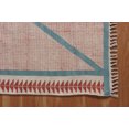 thumbnail image 2 of Casavani Handmade Geometric Outdoor Area Kilim,Red 8x11 Ft, 2 of 6