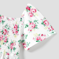 thumbnail image 4 of PatPat Family Matching Color Block Tee and Ditsy Floral Shirred Top Dress Sets, 4 of 5