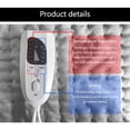 thumbnail image 4 of Pompotops 40x30cm Physiotherapy Heating Pad Heating Pad Electric Heating Blanket Heating Pad Winter Warming Pad US Standard Clearance, 4 of 6