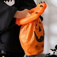 thumbnail image 4 of Oleegame 1PC Produce Storage Halloween Candy Bag With Outstretched Hand Design Non Woven Fabric And Large Capacity For Kids' 2 Stylish Colors Black Orange, 4 of 4