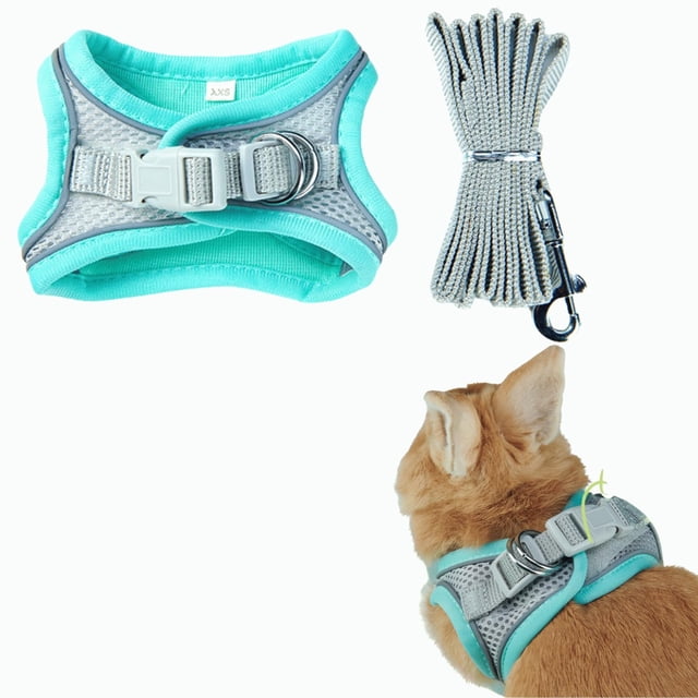 Product Classification Leashes Product Title Pet Harness and Leash Set with Breathable Vest and Reflective Strips Jacket for Small Puppy