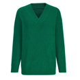 thumbnail image 3 of Timegard Womens Tops Long Sleeve V-Neck Knit Comfy Pullover Sweater Fall Winter Casual Loose Warm Tops, 3 of 5