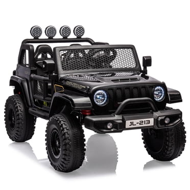TROPOW Kids Cars Electric Ride On,24V 2 Seater Kids Ride On Truck Electric Vehicle for Toddlers Switchable 2WD/4WD Ride On Car Toy with Remote Control,Christmas Gift for Kids,Orange