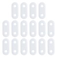 thumbnail image 1 of Unique Bargains Poids de Rideau (17g), Poids de Fer pour Salle de Bain Rideaux Maison Nappe Drapeaux, Blanc, Lot de 16, 1 of 6