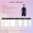 thumbnail image 4 of Eandarui Mens Rash Guard One-Piece Swimsuit Quick-Drying Athletic Wear Beach Holiday Sunbathing Royal Blue XXL, 4 of 4