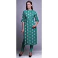 thumbnail image 2 of Bimba Robe Kurti Longue Indienne Imprimée, Tunique Droite, Robes pour Femmes, 2 of 5