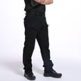 thumbnail image 1 of Qertyioot Mens Multiple Pockets Cargo Trousers Work Cargo Pants, 1 of 5