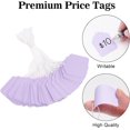 thumbnail image 3 of joycraft 200PCS Blank Tags with String, 45 x 35mm Kraft Paper Hang Tags, Purple Clothing Labels, Product Labels, Writable Marking Tags with String Attached for Jewelry, DIY, Gift Tags, 3 of 14