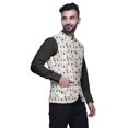 thumbnail image 2 of Atasi Manteau Ethnique pour Hommes Imprimé Veste Bandhgala Décontractée TG, 2 of 6