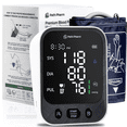thumbnail image 1 of Path Pharm Premium Blood Pressure Monitor - High Accuracy Blood Pressure Machine for Home Use - Clear LED Display, Adjustable Arm Cuff 22-42cm - Automatic Heart Rate Monitor - USB & Battery Powered, 1 of 7