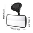 thumbnail image 3 of Dvkptbk Rétroviseur Intérieur de Voiture Miroir de Bébé Rotatif à 360 Degrés Miroir de Voiture à Ventouse, 3 of 6