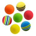 thumbnail image 1 of UPOUART 10PCS Golf Practice Balls EVA Assorted Color Training Golf Balls for Families, 1 of 7