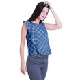 thumbnail image 2 of Moomaya Hauts en Jersey de Coton pour Femmes Sans Manches Imprimés à Col Rond Tenue Décontractée, 2 of 4