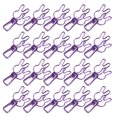 thumbnail image 2 of 20 Pcs Pince à Ressort en Métal Creux Polyvalente, Force de Serrage Forte avec Design Creux pour Documents, Certificats, et Plus, 2 of 7