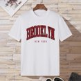 thumbnail image 2 of BOBOGOJP T-Shirt pour Homme Coupe Régulière à Manches Courtes, Henley à Rayures (Blanc,G), 2 of 4