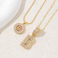thumbnail image 1 of Latrodar Lot de 2 Colliers Pendentifs Lettre Initiale Cadeaux de la Saint-Valentin pour Elle, 1 of 1