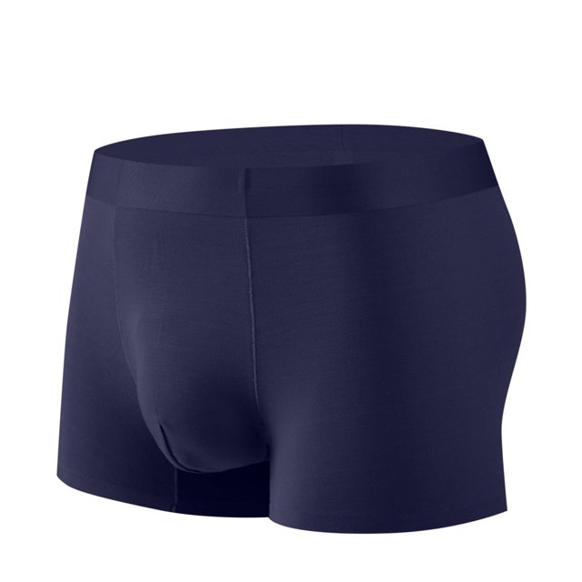 StSilkitty 1 Pack Men's Breathable Boxer Briefs Mid Waist Elastic Underwear No Riding up Lightweight Underpants