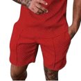 thumbnail image 2 of TopLLC Mens Shorts, Men pants Men's Cotton Elastic Drawstring Color Sports Pocket Shorts, 2 of 6