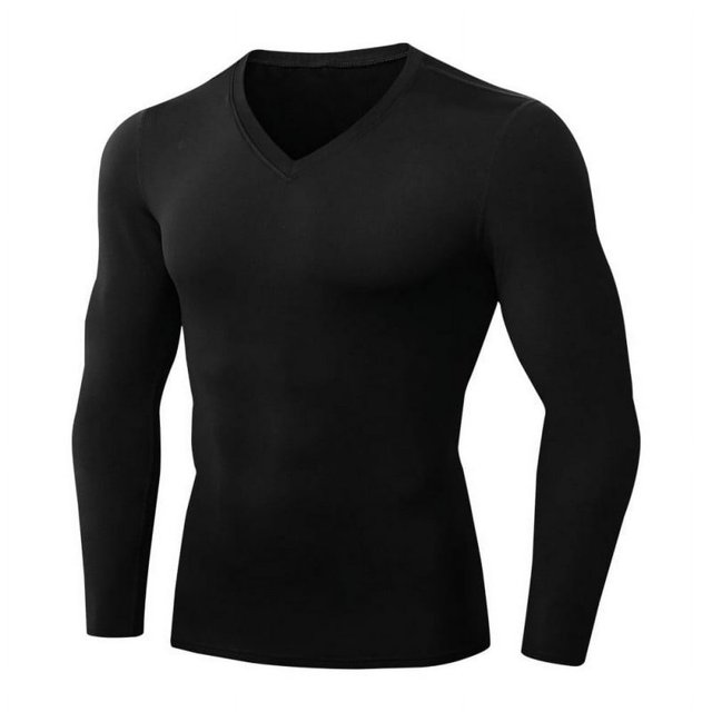 MesaSe T-Shirt de Compression Sport à Manches Longues pour Hommes