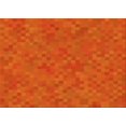 thumbnail image 1 of Ahgly Company Tapis Rectangulaire Lavable en Machine Intérieur Transitionnel Orange Rouge Orange, 8 Pieds x 10 Pieds, 1 of 7