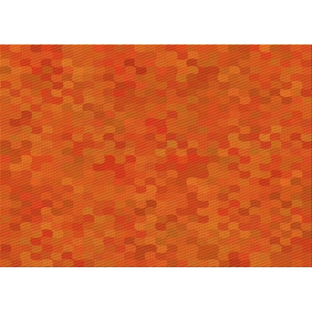 Ahgly Company Tapis Rectangulaire Lavable en Machine Intérieur Transitionnel Orange Rouge Orange, 8 Pieds x 10 Pieds