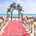 thumbnail image 4 of YSNOOWE Decorative White Metal Arch Stand for Backdrop Use At Weddings and Parties, 4 of 8