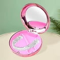 thumbnail image 3 of Travel Retainer Case with Mirror Mouth Guard Case Protection with Vent Holes Rose Gold, 3 of 8