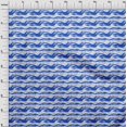 thumbnail image 4 of oneOone Polyester Spandex Dark Blue Fabric Asian Wave Craft Projects Decor Fabric Printed By The Yard 56 Inch Wide, 4 of 4