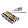 thumbnail image 5 of 6 Strings Hardtail Saddle Bridge With Wrench And Screws For Fender Strat Electric Guitar Replacemen Banmo, 5 of 5