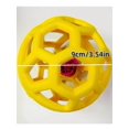 thumbnail image 3 of 9cm Diameter Hollow Ball Tpr Rubber Pet Toy Ball, Dog & Cat Toy, With Christmas Bell, Multicolor (Content Color Random), 3 of 3