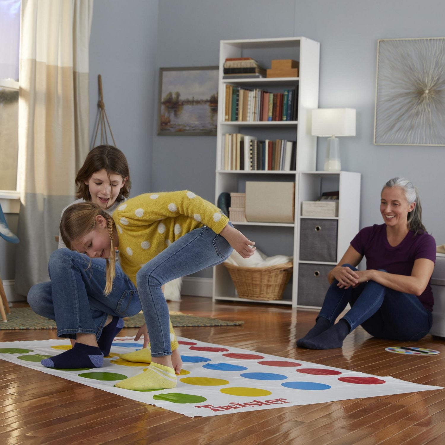 Twister Game with Spinner's Choice and Air Moves, Kids Party Games for 2+ Players