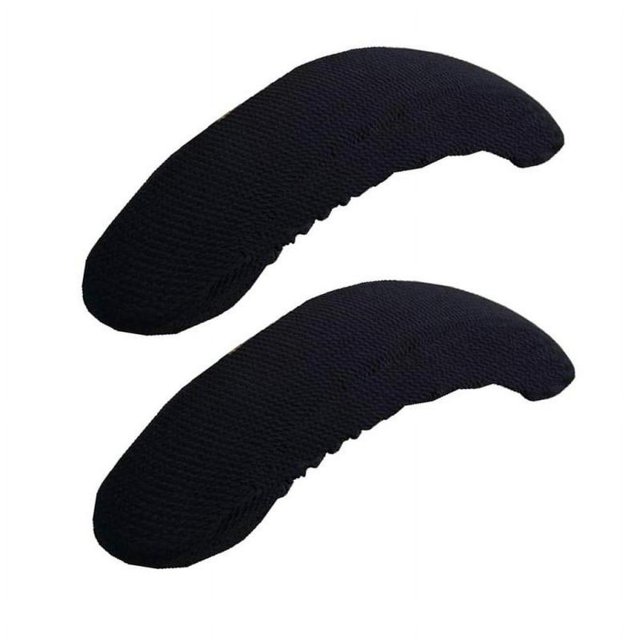 2pcs Soft Chair Arm Rest Covers Stretchable Office Chair Armrest Slipcovers - Black