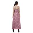 thumbnail image 4 of Moomaya Robe Aguichant de Soirée pour Femmes en Rayonne Imprimée Longue Tenue Décontractée Vêtements, 4 of 4