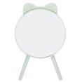 thumbnail image 1 of MasteelfCA 1pc Cat Ear Dorm Mirror Girl Makeup Mirror Decorative Tripod Based Mirror, 1 of 8