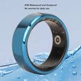 thumbnail image 3 of Smart Health  Ceramic Stainless Steel Sleep Monitoring Camera Control IP68 Waterproof with APP for Men Women Blue, 3 of 8